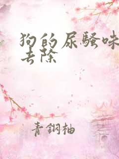 狗的尿骚味怎么去除