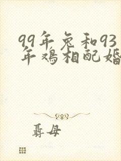 99年兔和93年鸡相配婚姻如何