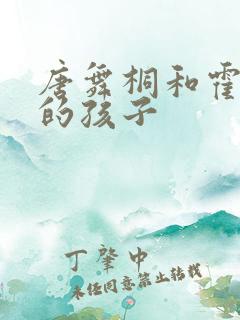 唐舞桐和霍雨浩的孩子