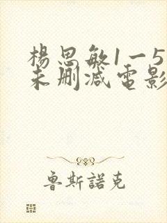 杨思敏1一5集未删减电影