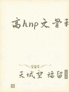 高hnp文骨科