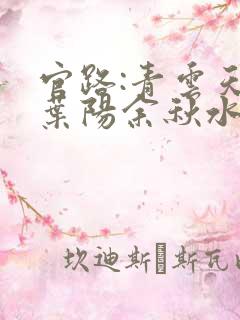 官路:青云天骄叶阳余秋水全文