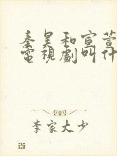 秦昊和宣萱演的电视剧叫什么名字