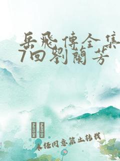 岳飞传全集117回刘兰芳