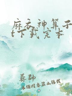 麻衣神算子txt下载完本
