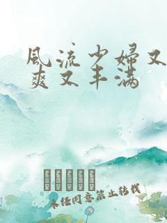 风流少妇又紧又爽又丰满