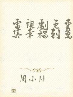 电视剧免费看全集幸福到万家