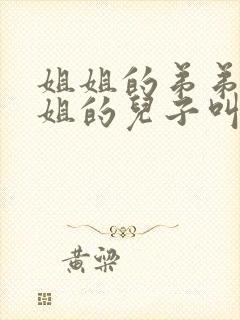 姐姐的弟弟叫姐姐的儿子叫什么