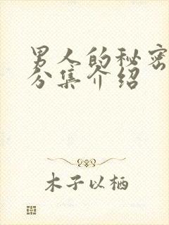 男人的秘密剧情分集介绍