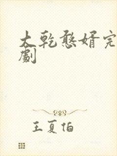 大乾憨婿完整短剧