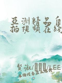 亚洲精品自拍偷拍视频在线观看