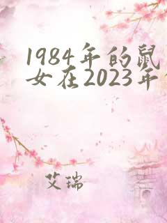 1984年的鼠女在2023年的运势