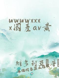 wwwwxxxx国产av黄