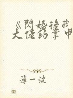 《闪婚后我成了大佬的掌中之物》