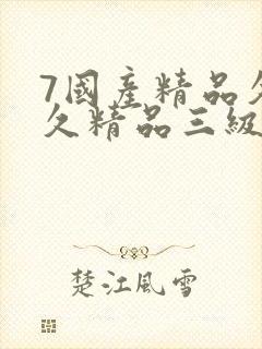 7国产精品久久久精品三级
