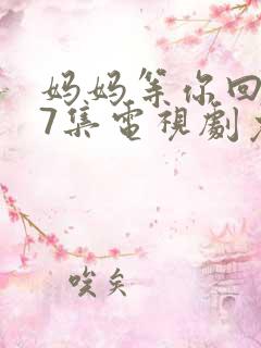 妈妈等你回来47集电视剧免费