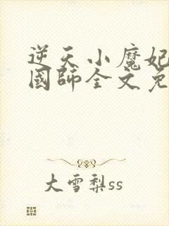 逆天小魔妃美人国师全文免费阅读