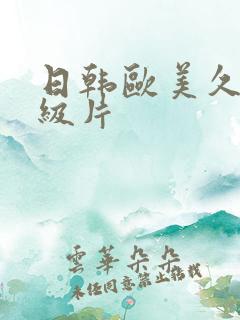 日韩欧美久久一级片