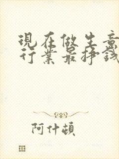 现在做生意什么行业最挣钱