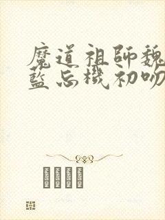 魔道祖师魏无羡蓝忘机初吻是哪章