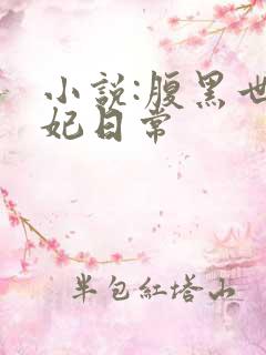 小说:腹黑世子妃日常