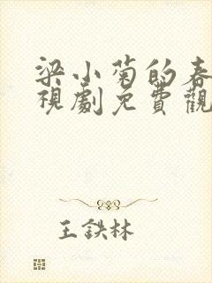 梁小菊的春天电视剧免费观看