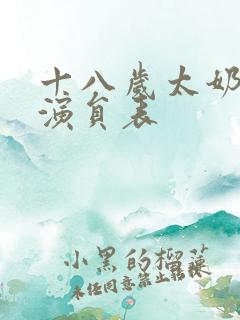十八岁太奶奶2演员表