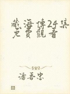 藏海传24集全免费观看