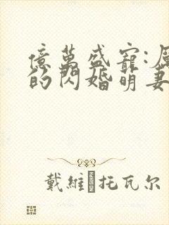 亿万盛宠:厉少的闪婚萌妻