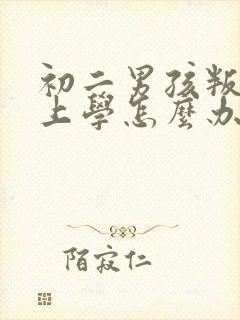 初二男孩叛逆不上学怎么办