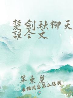 楚剑秋柳天瑶小说全文