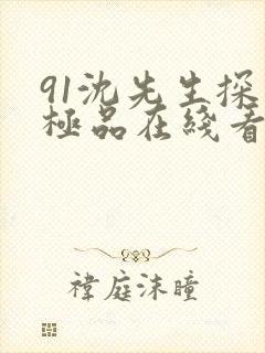 91沈先生探花极品在线看