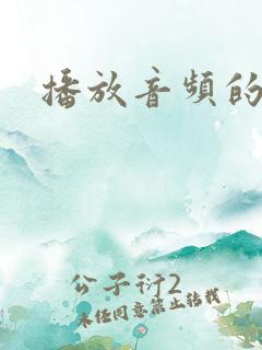播放音频的软件