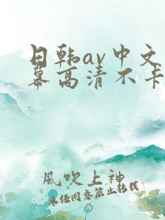 日韩av中文字幕高清不卡