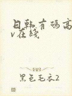 日韩有码高清av在线