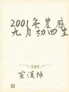 2001年农历九月初四生辰八字