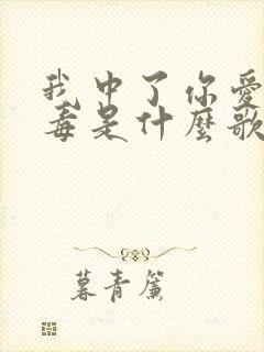 我中了你爱情的毒是什么歌