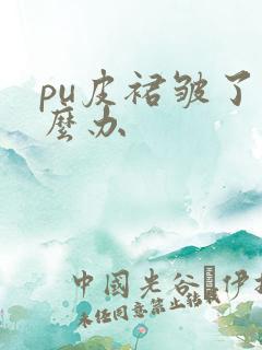 pu皮裙皱了怎么办