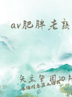 av肥胖老熟女