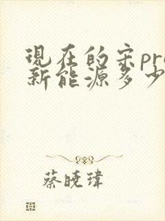 现在的宋pro新能源多少钱