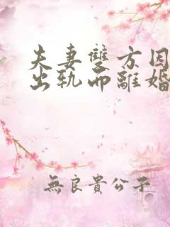夫妻双方因一方出轨而离婚 财产如何分割