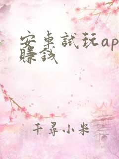 安卓试玩app赚钱