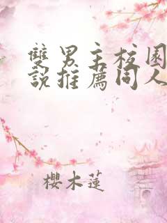 双男主校园文小说推荐同人小说