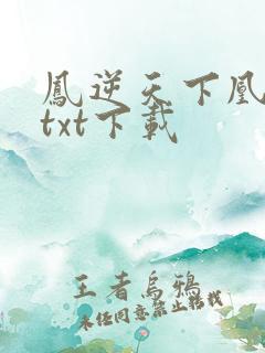 凤逆天下凰北月txt下载