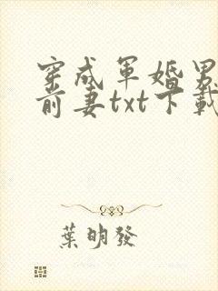 穿成军婚男主的前妻txt下载