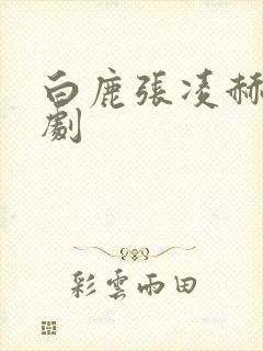 白鹿张凌赫电视剧