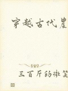 穿越古代农家媳