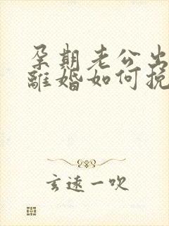 孕期老公出轨要离婚如何挽回