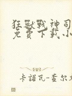 狂兽战神司空靖免费下载小说全文
