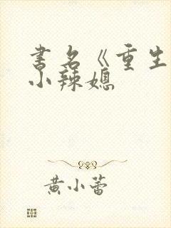 书名《重生七零小辣媳